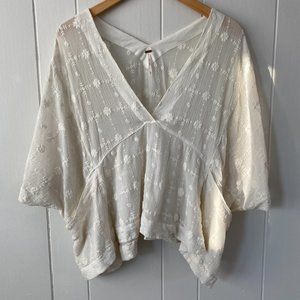 Free People | Embroidered Top